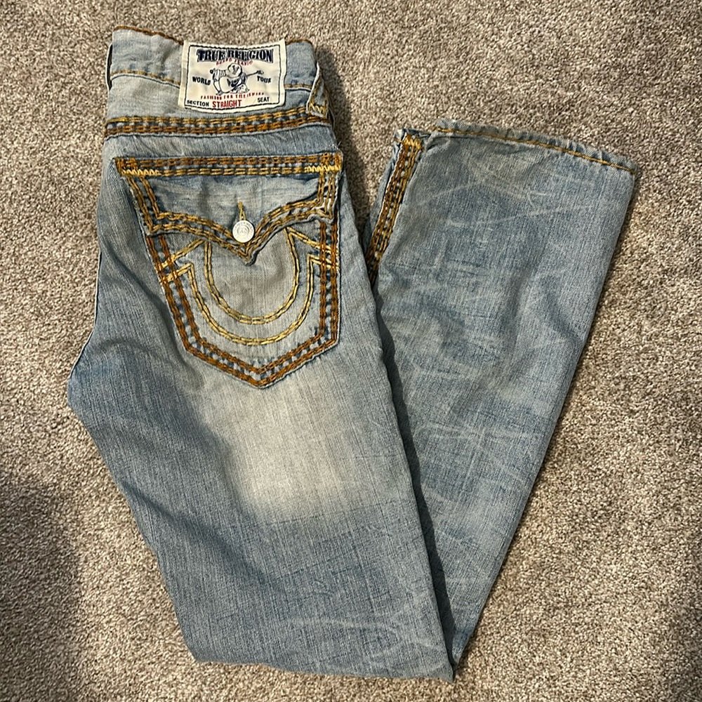 Rare! Straight w/ Flaps Super QT in “DIAMOND GHOST” wash size 30x32 unaltered 😱